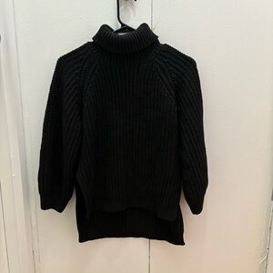 Black Turtleneck Sweater